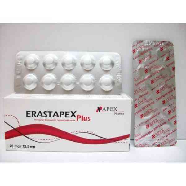 ايراستابكس بلس 20/12.5مجم 30 قرص