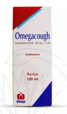 اوميجاكاف شراب للكحة 30مجم/5مل زجاجة 120 مل