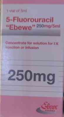 فلورويوراسيل 250مجم/10مل 5 امبولات وريد