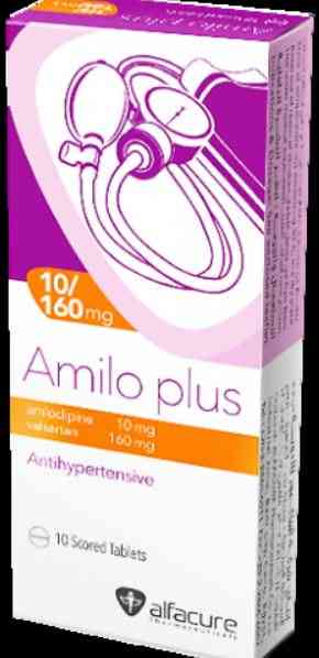 اميلو بلس5/160 مجم 10 اقراص لعلاج ضغط الدم المرتفع