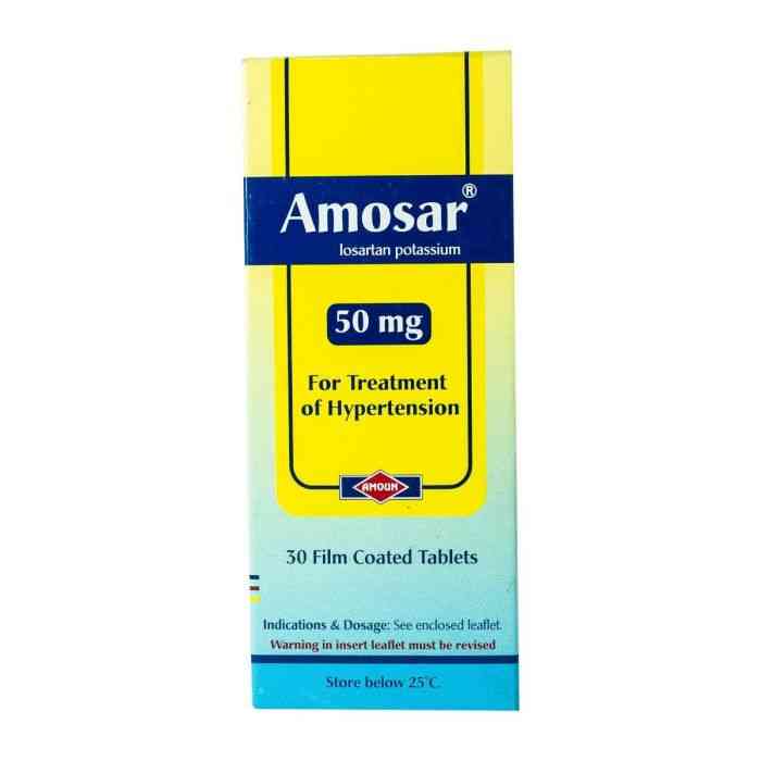 اموسار 50مجم 30 قرص