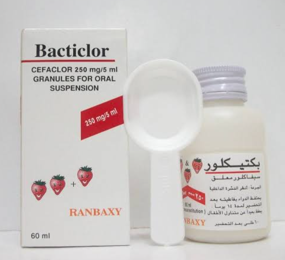 بكتيكلور 250مجم/5مل معلق 60 مل