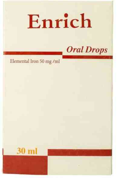 انريتش نقط فم 30 مل