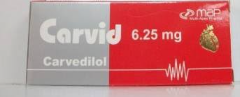 كارفيد 6.25مجم 20 قرص