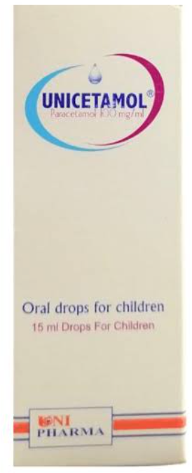 يونيسيتامول 15مل نقط للاطفال