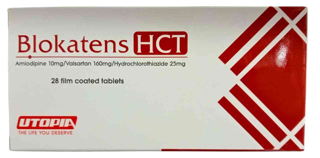 بلوكاتنس اتش سي تي 160/10/25مجم 28 قرص